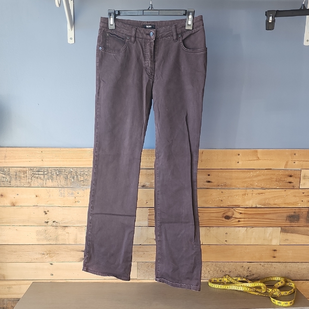 Hugo Boss Brown Flare & Wide Leg Jeans